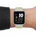 Silicone Λουράκι Apple Watch Nike + 42mm / 44mm /45mm/49mm(Black/Green) OEM