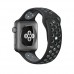 Σιλικόνης Λουράκι Tech Protect Apple Watch 42mm/44mm/45mm/49mm (Black/Grey)