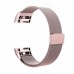 Stainless Steel Milanese Magnetic Λουράκι για Fitbit Charge 2 - Rose Gold (Small)
