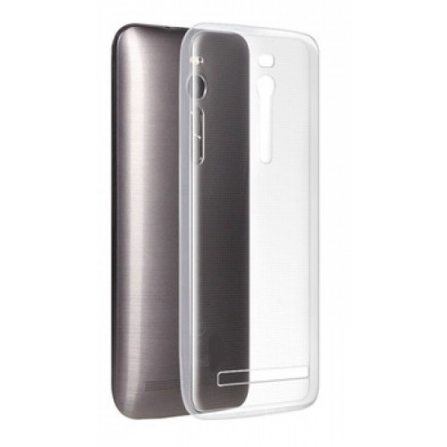 Super Slim TPU κάλυμμα πλάτης Asus Zenfone 2  5.5 inch (διάφανο)