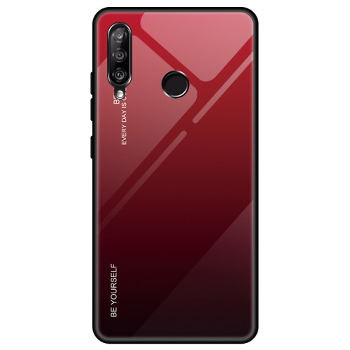 Θήκη Gradient Tempered Glass - TPU Huawei P Smart Plus 2019 / P Smart 2019 (Red)