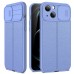 Camshield Carbon Leather Back Cover iPhone 14 Plus - Light Purple