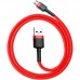 Καλώδιο φόρτισης/δεδομένων Baseus Cafule Braided USB σε Micro USB 1m (CAMKLF-B09) - Red
