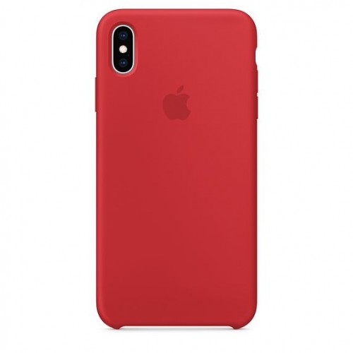 Apple Original Silicone Cover (MRWH2ZM/A) iPhone XS Max - Red