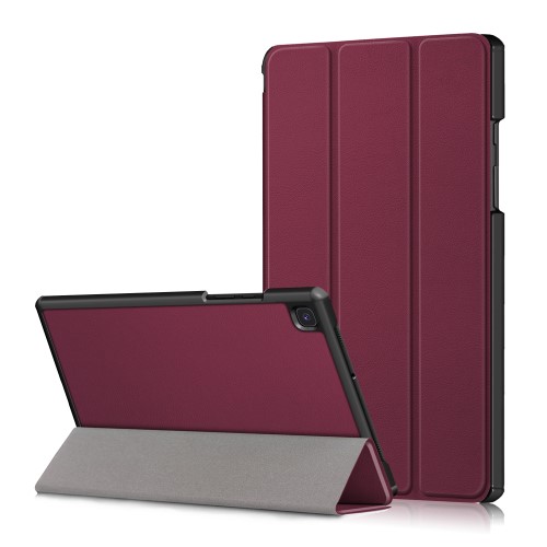 OEM Magnetic 3-fold Θήκη Samsung Galaxy Tab A7 10.4 (2020) T500 / T505 - Wine Red