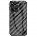 Θήκη Carbon Fiber Texture TPU OEM με Πλάτη από Tempered Glass OnePlus Nord 2T 5G - Black