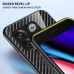 Θήκη Carbon Fiber Texture TPU OEM με Πλάτη από Tempered Glass OnePlus 10T 5G - Black