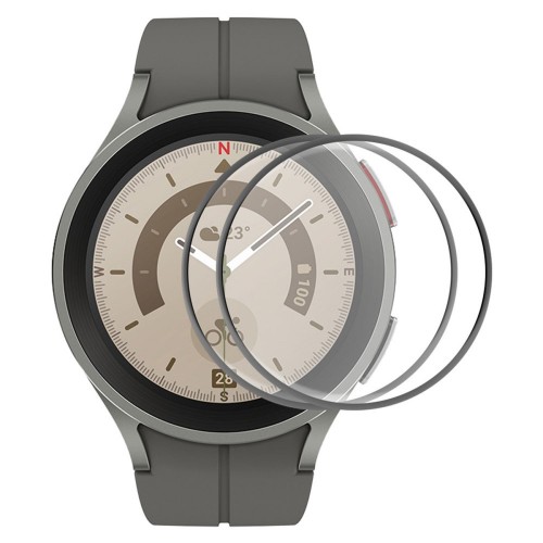 ENKAY (2 Τεμάχια) Full Flexi Glass Samsung Galaxy Watch 5 Pro (45mm) - Black