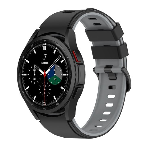Dual Color Λουράκι Samsung Galaxy Watch 4 - Black / Grey