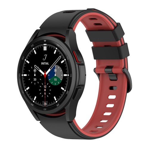Dual Color Λουράκι Samsung Galaxy Watch 4 - Black / Red