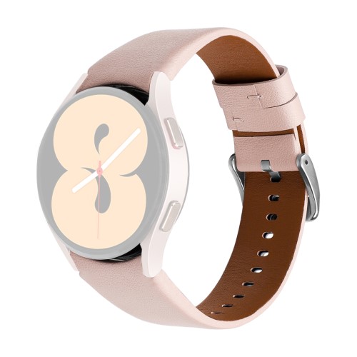 Λουράκι Leather Γνήσιο Δέρμα Samsung Galaxy Watch 4 - Pink