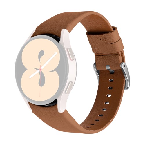 Λουράκι Leather Γνήσιο Δέρμα Samsung Galaxy Watch 4/Watch 5 - Brown