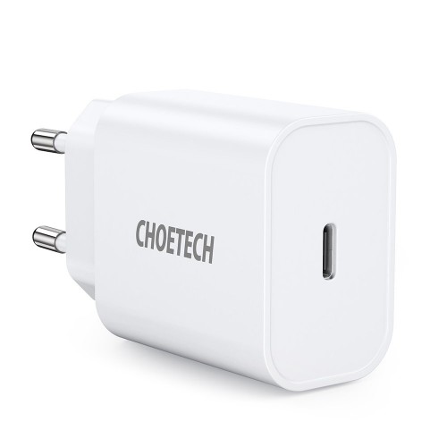 Choetech Φορτιστής Τοίχου με Θύρα USB Type C PD 20W - White (Q5004) V4