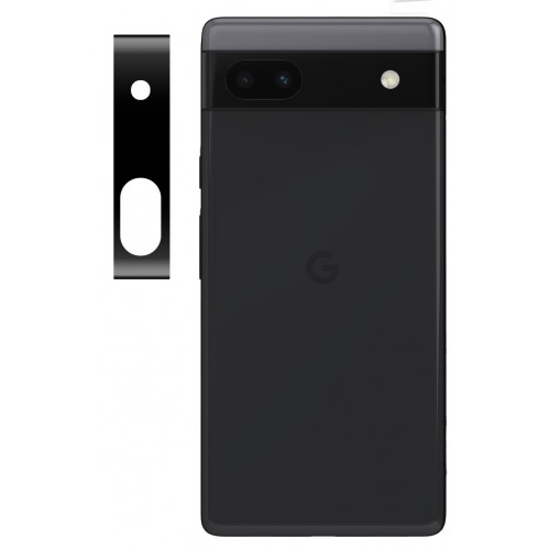 Full Tempered Glass Φακού Κάμερας Google Pixel 6a - Black