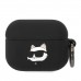 Karl Lagerfeld 3D Logo NFT Choupette Head Silicone Θήκη (KLAPRUNCHK) για Airpods Pro - Black