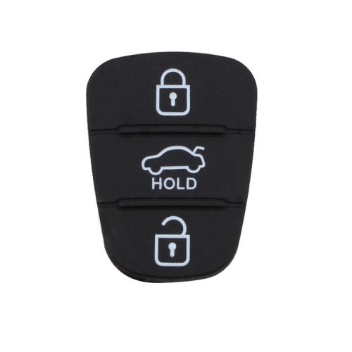 Pad Σιλικόνης Κλειδιού Αυτοκινήτου Hyundai / Kia - Black