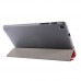 3-fold Θήκη με Ημιδιάφανη Πλάτη Samsung Galaxy Tab A7 Lite 8.7 T220 / T225 - Red