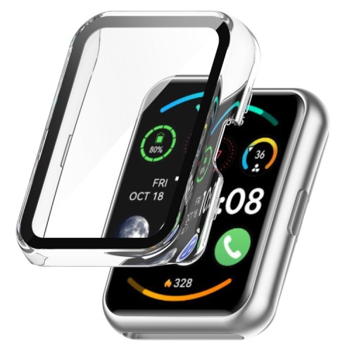 2 in 1 Θήκη Προστασίας PC + Tempered Glass  Huawei Watch Fit 2 / Fit 2 Active - Transparent