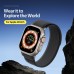 DUX DUCIS YJ Series Nylon Velcro Λουράκι Apple Watch Ultra 49mm - Black (6934913026977)