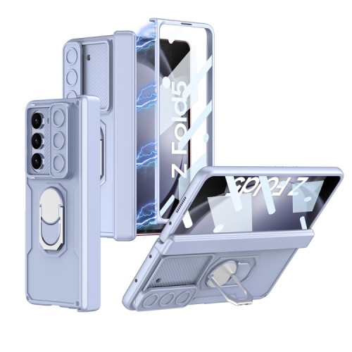 GKK Folding Armor Camshield Θήκη Samsung Galaxy Z Fold 5 - Blue
