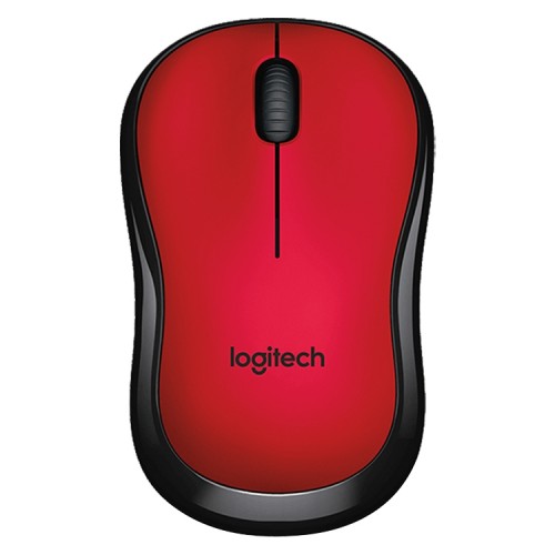 Logitech M220 1200DPI 2.4GHz Ergonomic Wireless Mouse - Red (6920377905149)