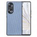 Carbon Leather Texture Back Cover Honor 70 - Blue