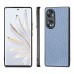 Carbon Leather Texture Back Cover Honor 70 - Blue