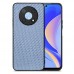 Carbon Leather Texture Back Cover Huawei Nova Y90 - Blue