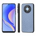 Carbon Leather Texture Back Cover Huawei Nova Y90 - Blue