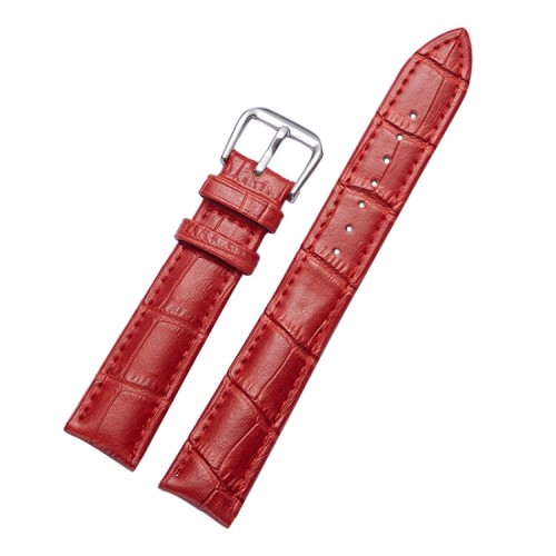 Calfskin Leather Λουράκι για Ρολόγια 20mm - Red