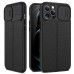 Camshield Carbon Leather Back Cover iPhone 14 Plus - Black