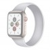 Λουράκι Braided Apple Watch 41mm/40mm / 38mm (Size:Medium) - White