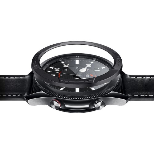 Spigen bezel Chrono Shield (AMP02238) Samsung Galaxy Watch 3 45mm Aluminum Metal Ring - Black