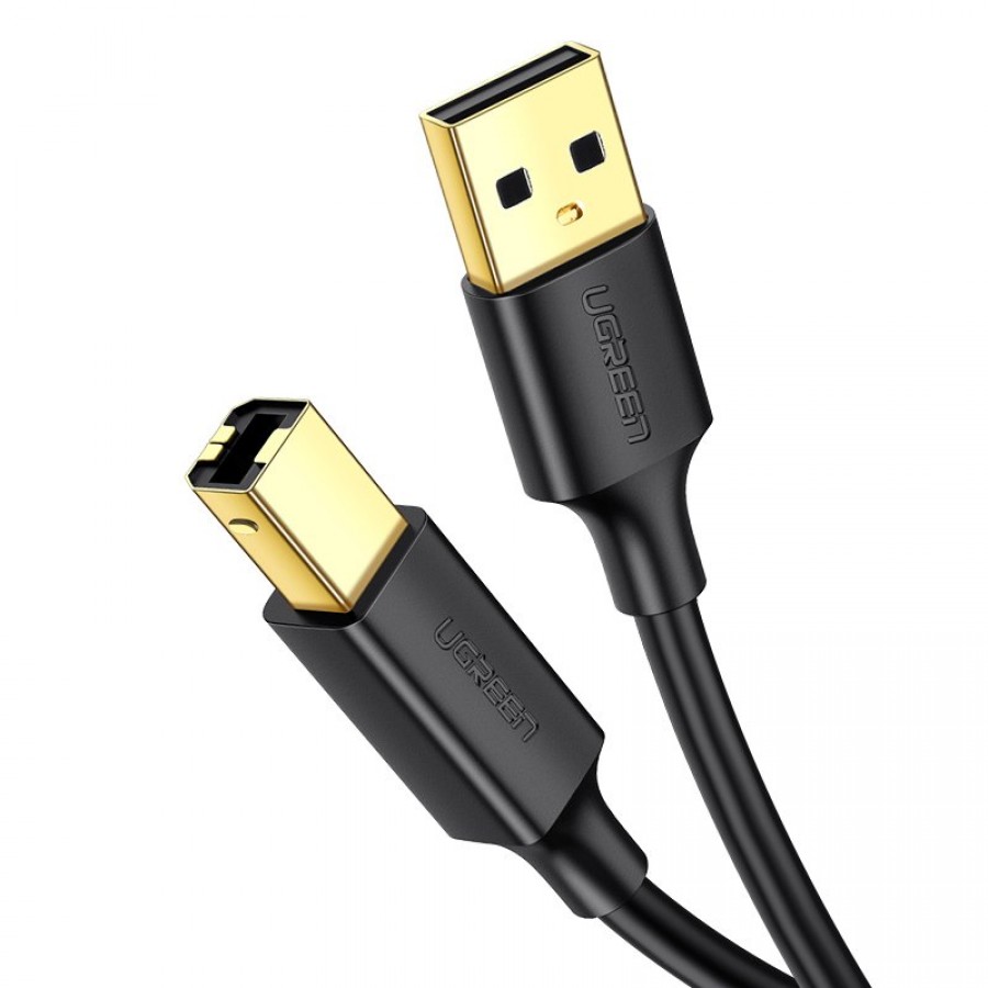 average Resume Guinness Ugreen Καλώδιο Σύνδεσης Εκτυπωτή USB σε USB Type B 3m - Black 10351